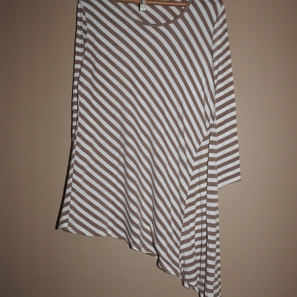 angled oversized blouse/dress